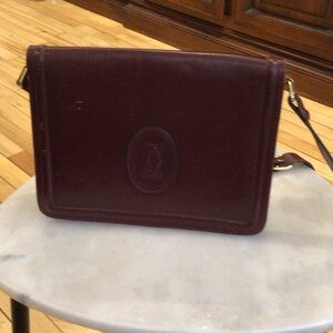 Cartier Burgundy  Bag